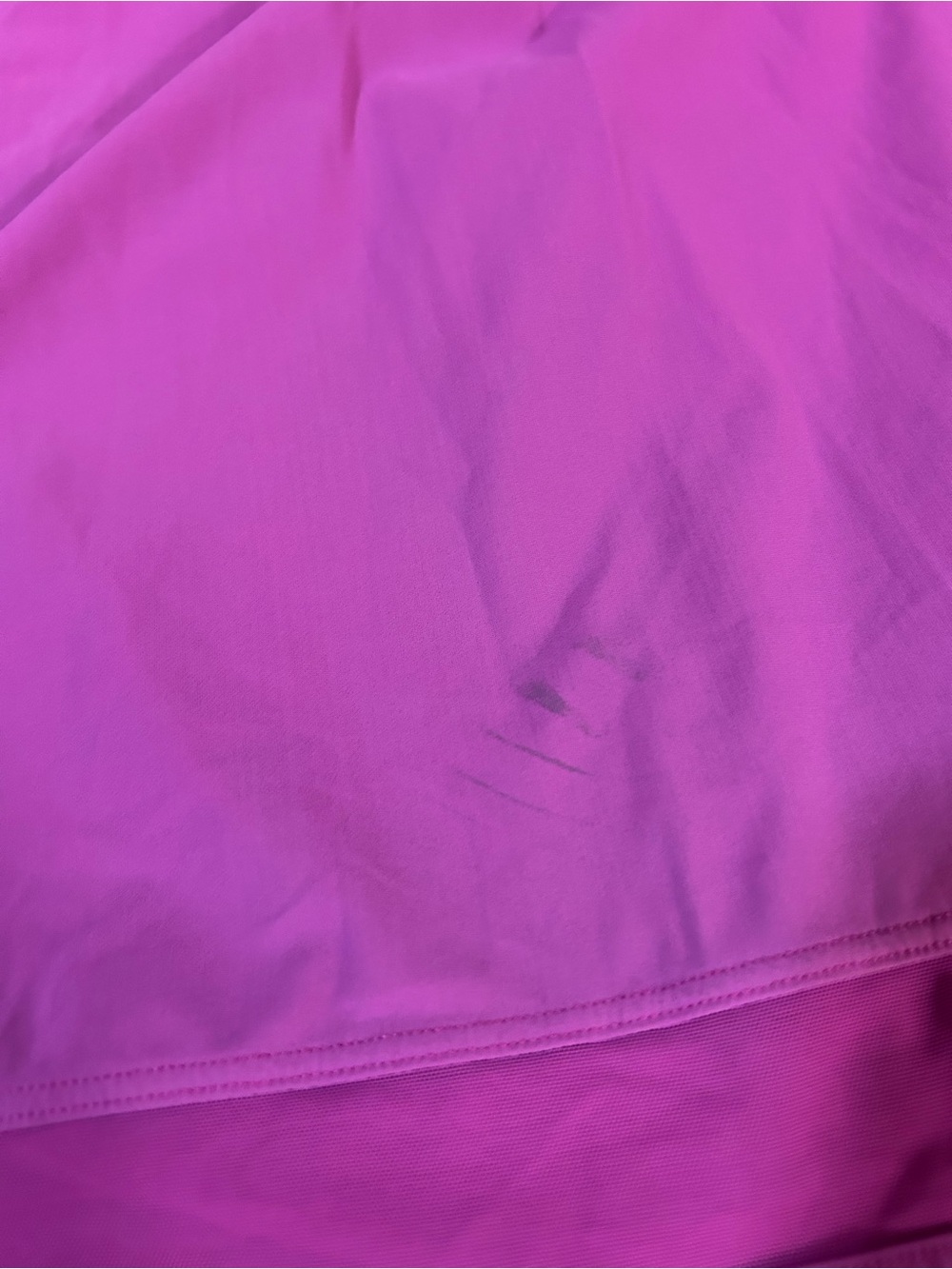 Lululemon Magenta Pink Mesh Trim Open Back Short Sleeve Run Top – Size 6 - Picture 12 of 13